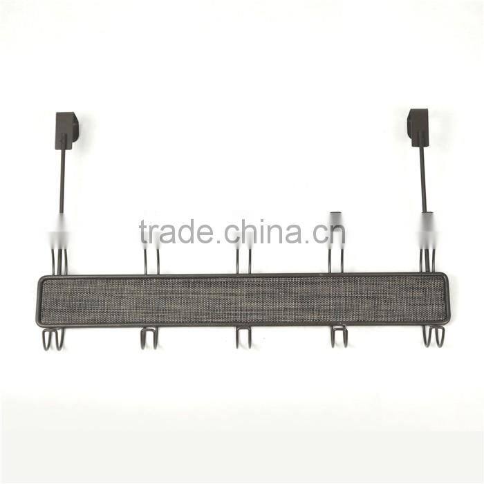 Metal Door Hanging Rack, 5 Hooks