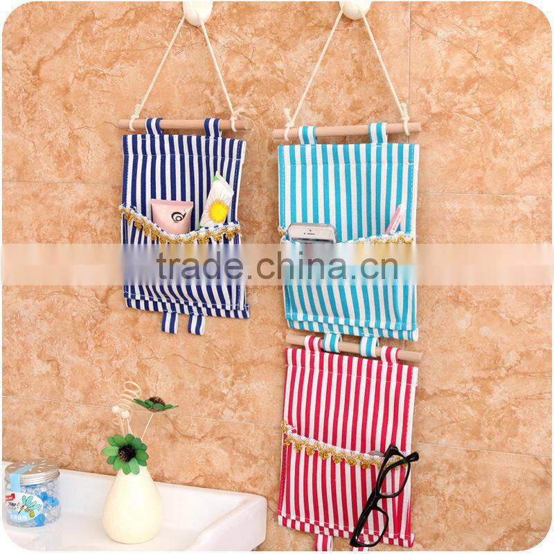 Q115 Lovely smiling DIY hanging storage bag