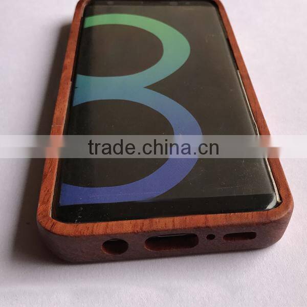 Real wood phone case,up and down card shell for Samsung S8