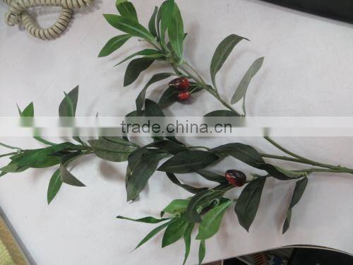 CHY600917 Cheap price olive tree leaves,olive tree branches for olive tree decoration