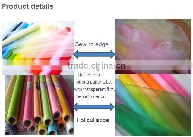 Organza Fabric Roll Decor Wedding