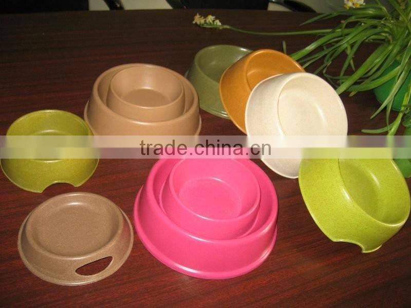 Hot selling bamboo fiber pet bowl