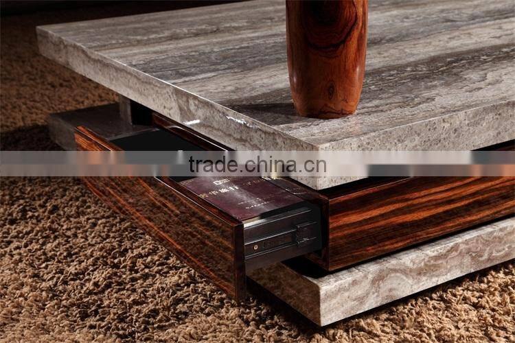 modern living room furniture marble top coffee table for sale