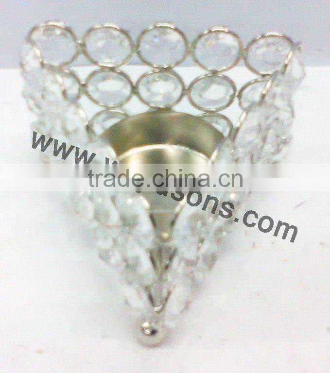 Party use decor crystal votive candle holder