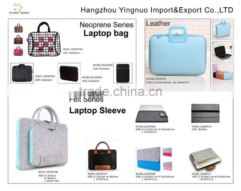 Stain Resistant Felt Business Laptop Bag Computer