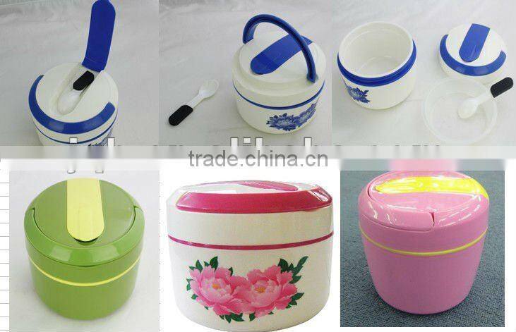 stainless steel double wall keep warm square lunch box