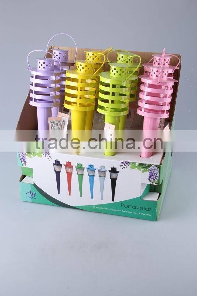 Torch Design Iron Candle Holder/Home Decoration Candlestick