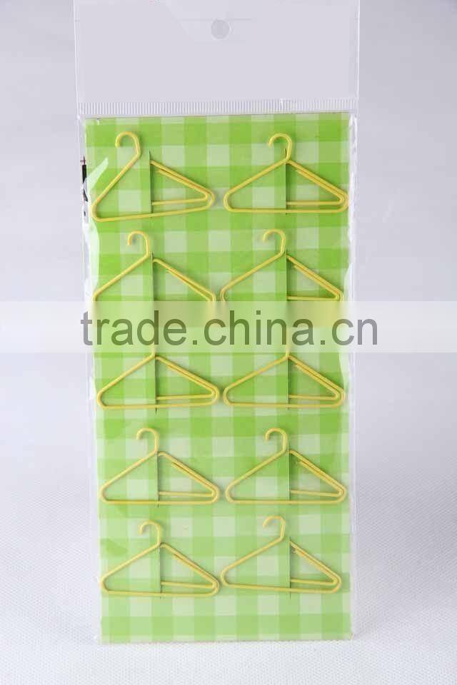 10 pc hanger shaped paper clip