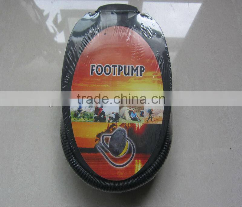 The new 2015 folding multi-function foot pump P105C 8L for air inflate
