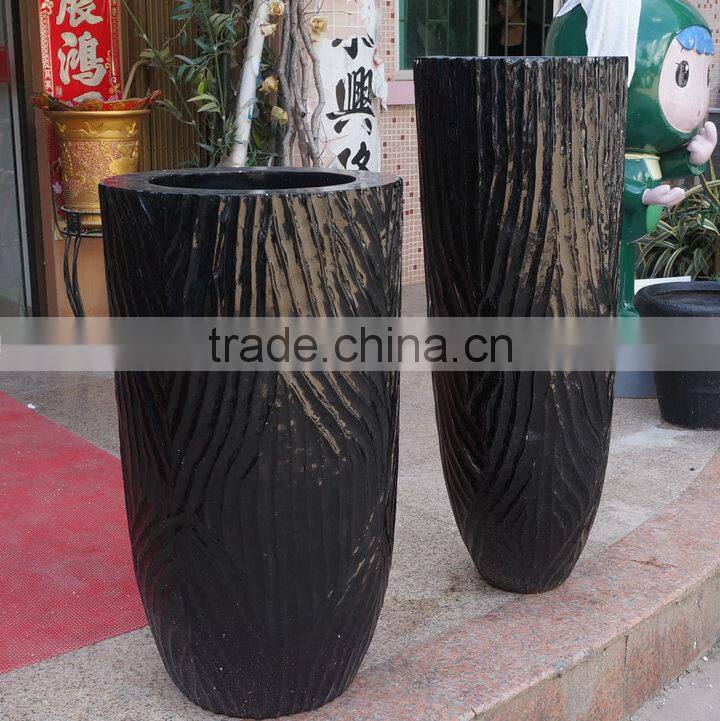 Modern FRP round strong planter