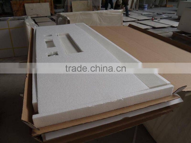 Artificial Pure White Quartz Vanity Price