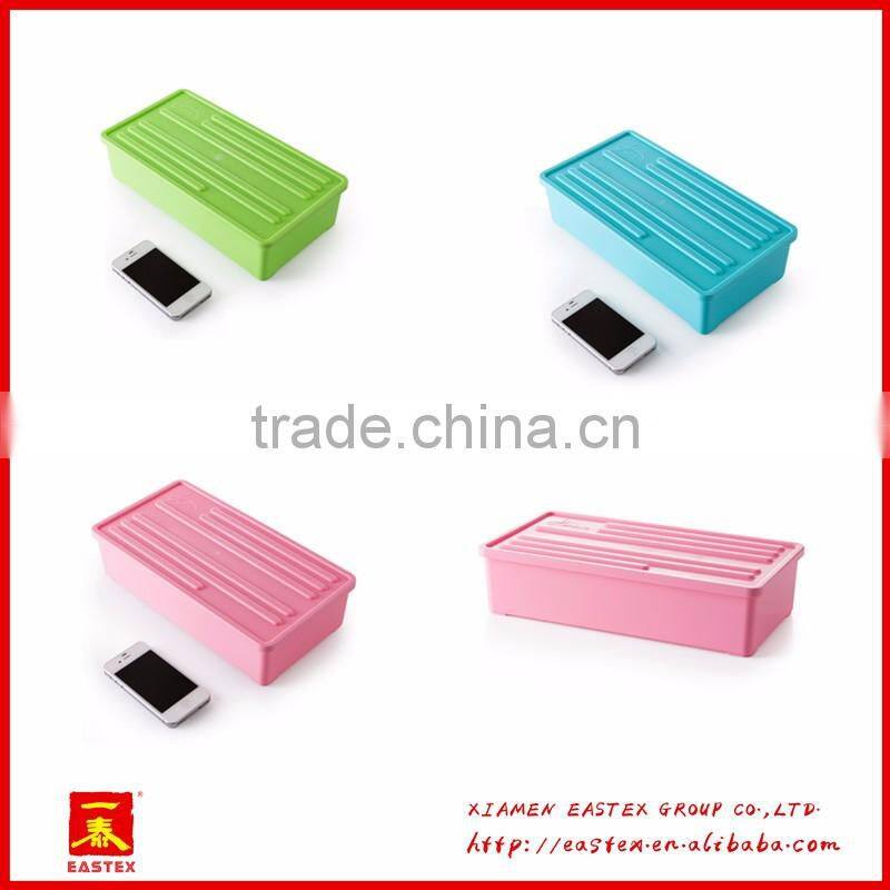 hot sale good quality candy color Plastic storage box