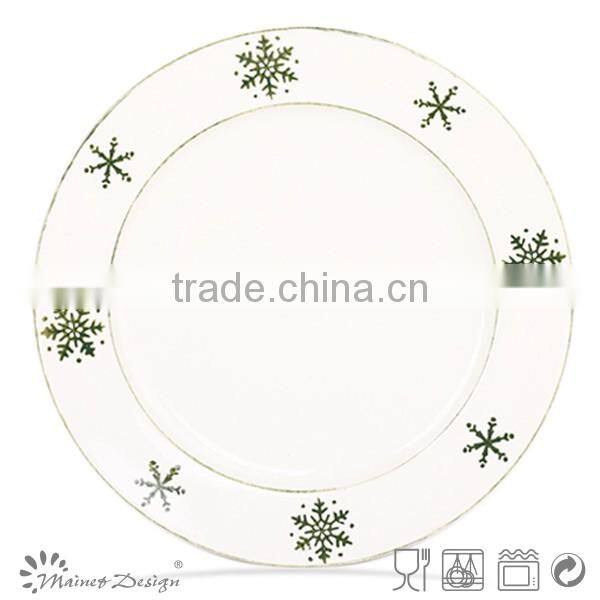 ceramic christmas plate/christmas plate