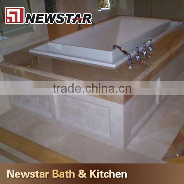 Hot sales Chinese polished onyx tub surround