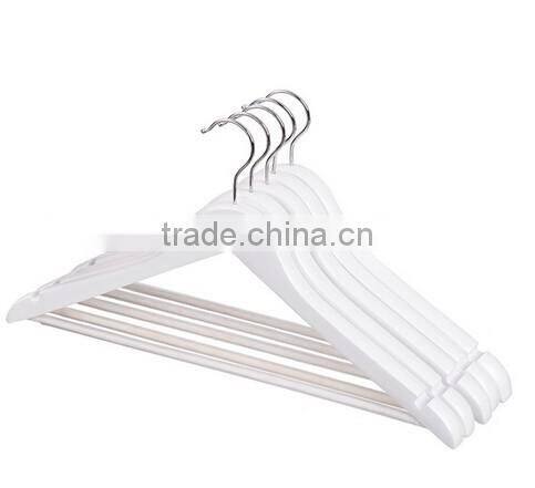 High grade one grade solid wood clothes rack thickening white solid wood clothes rack clothes store non slip clothes hanger