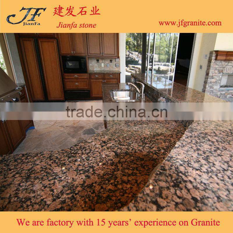 Factory direct selling granite kitchen countertop baltic braun granite with great price