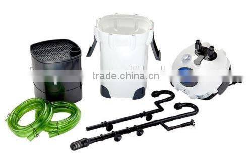 White aquarium water filter fish pond