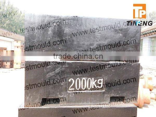 cast iron test weights 1kg~500kg with handle, calibration test weights