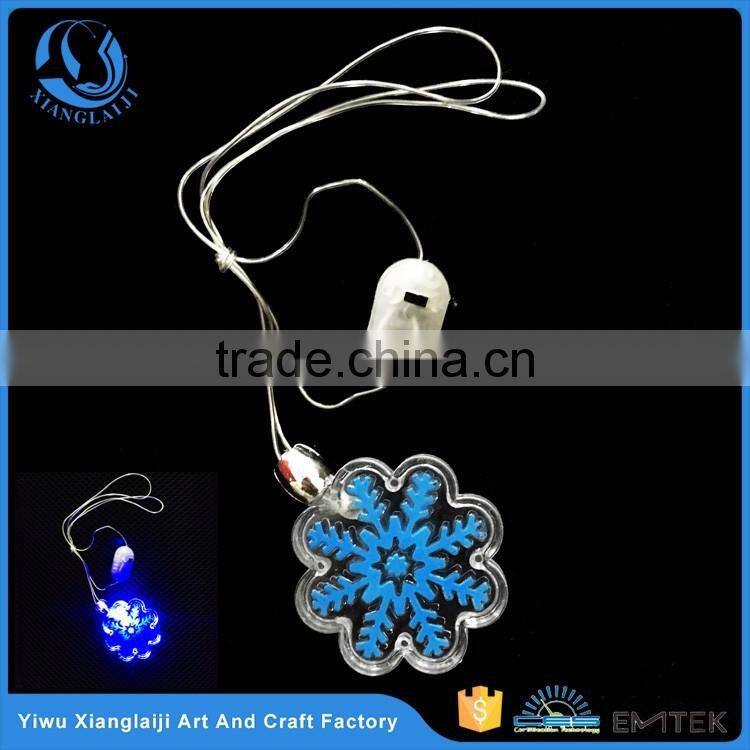christmas light with decoration candy cane led festival holiday light necklace