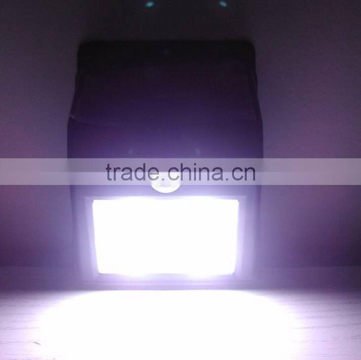 LED solar sensor wall lamp