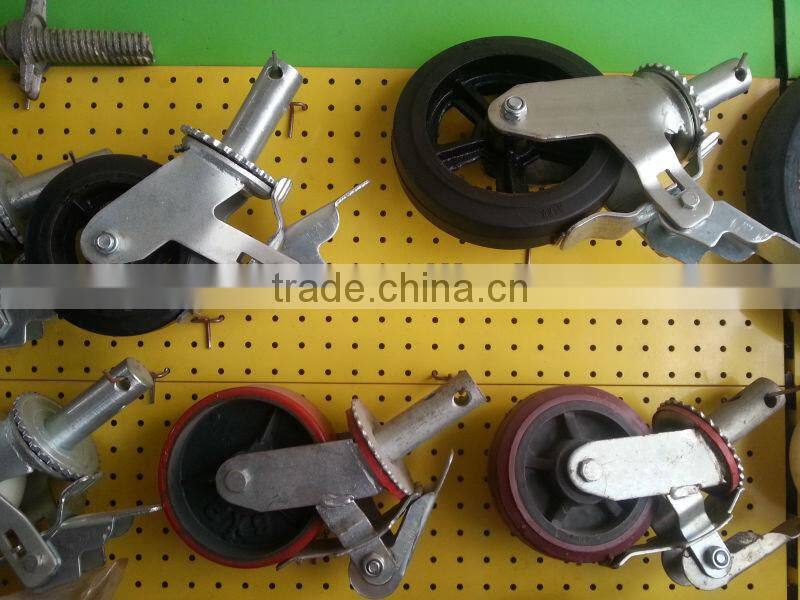 150mm Adjustable Moving Scaffolding Caster PU