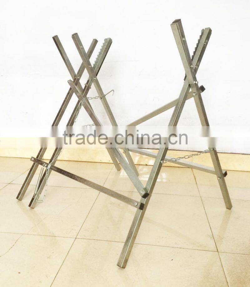 portable foldable saw horse, saw wood stand/stent , saw trestle for garden working