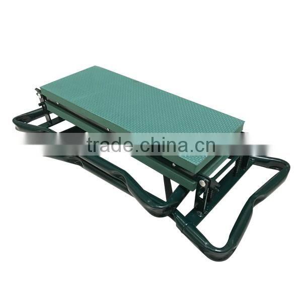 Kneeling Bench Chair, Folding Green Garden Kneeler