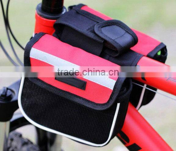 2013 frame double bicycle bag for outdoor sports with polyester