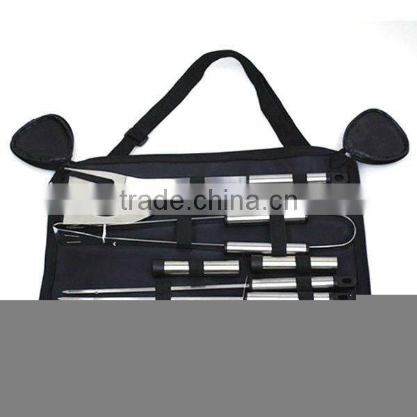 BQ-0032 10 pcs BBQ tools in portable bbq bag