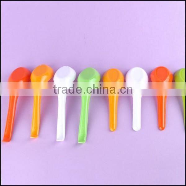 2015 hot sell FOOD GRADE plastic soup spoons for can,colorful FOOD GRADE plastic spoons