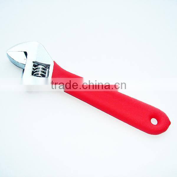 adjustable wrench 6 inch soft rubber covered grips handle, wholesale small adjustable wrench