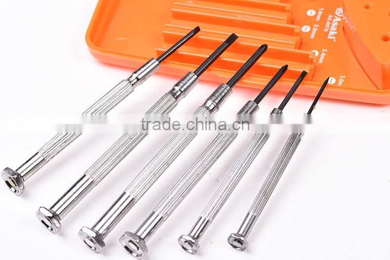 AK-9076 professional grade 6pcs watch repair screwdriver set