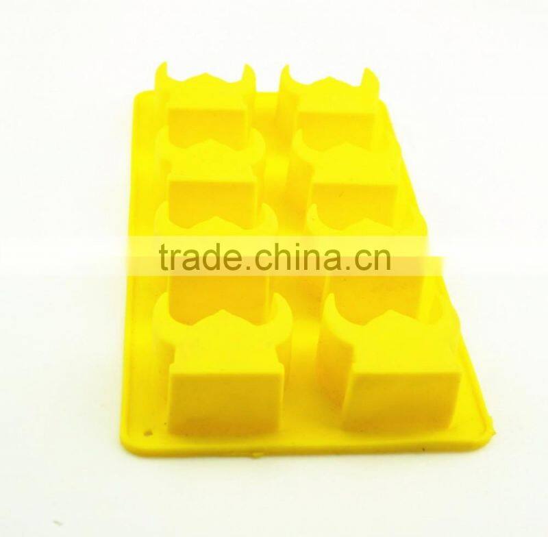 11195 cow head shaped silicone chocolate mould and mold