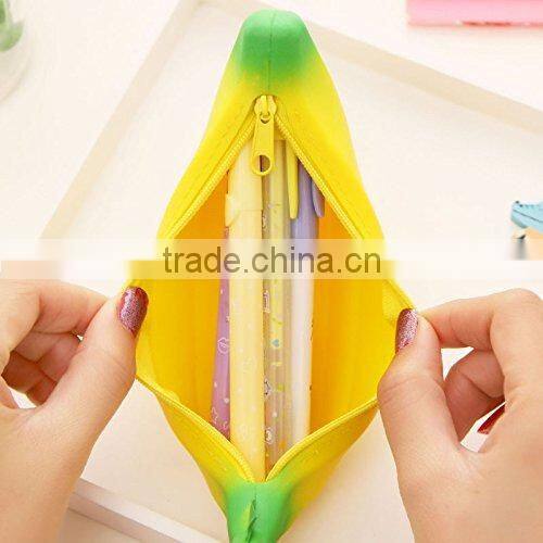 silicone charge purse banana shape