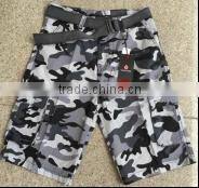 New style 2016 Summer Mens Camo Cargo Shorts printed fabric Stocklots