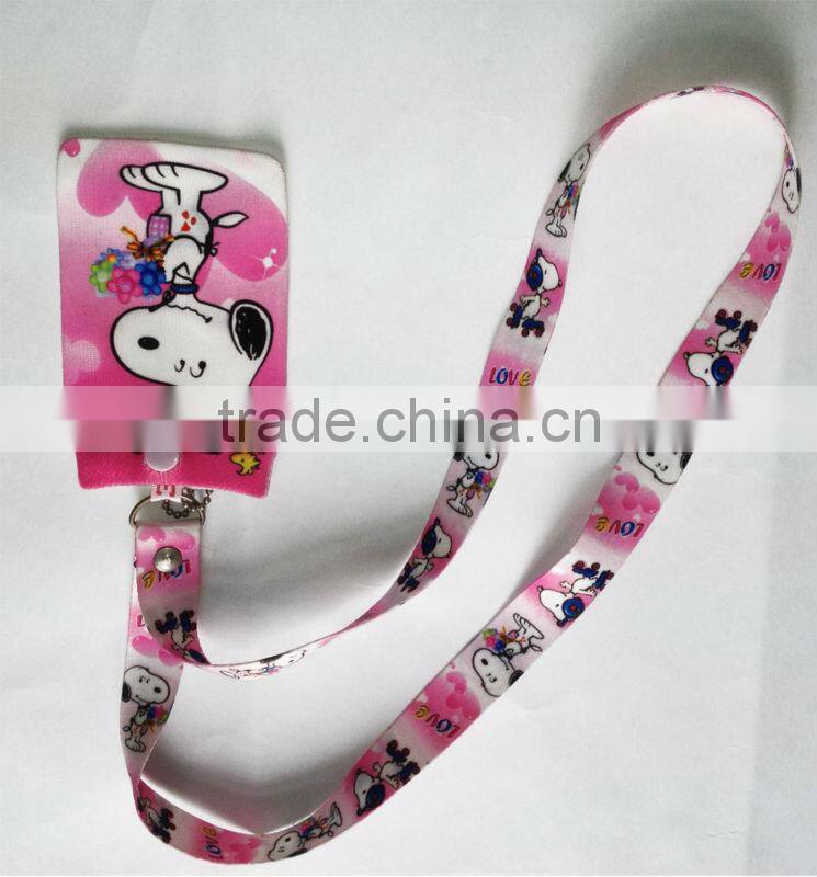 Heat transfer sublimation double sided lanyard