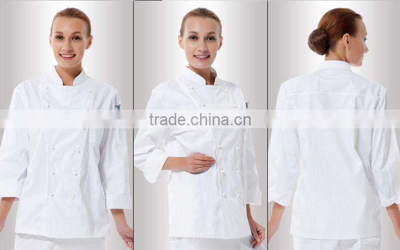 custom made cotton chef coat uniform
