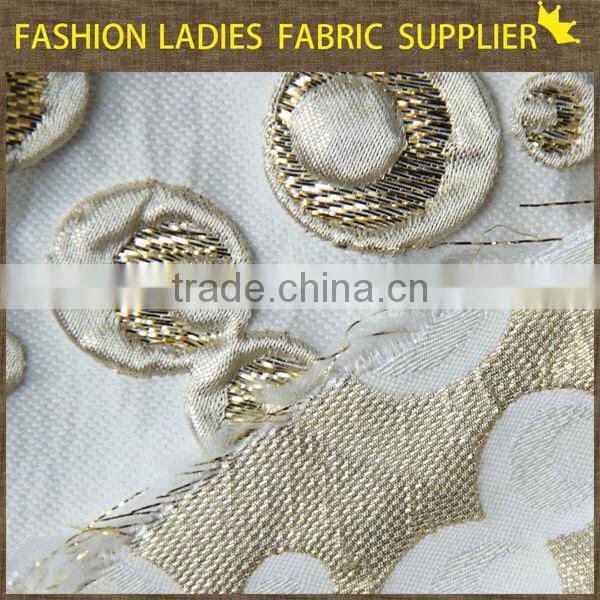 shaoxing textile New designs! poly/ctn jacqaurd fabric,garments fabric,ladies' wearing fabric 270gsm jacquard upholstery fabric
