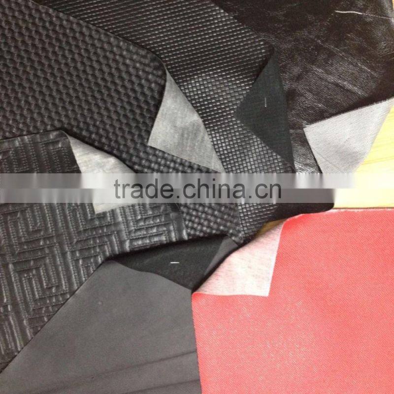 PVC leather Stocklots for bag,furniture, sofa and car seats