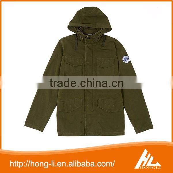 Fashion Men's windproof waterproof zipper winter warm wholesale parka jackets