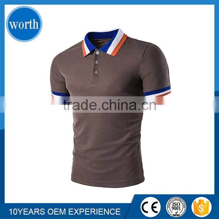 Polo Tshirts 100% Cotton 2017 OEM Breathable Polo Tshirt