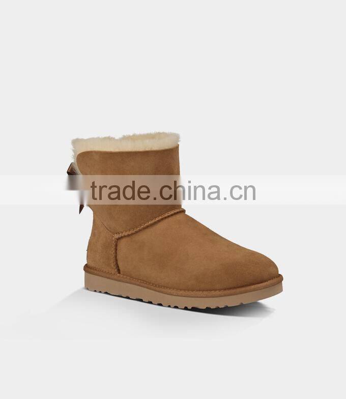High quality TPR sole faux fur warm snow boots