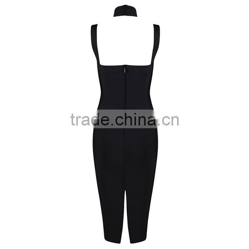 top black bandage dress manufactory 2015 high quality dress sexy bandage dress