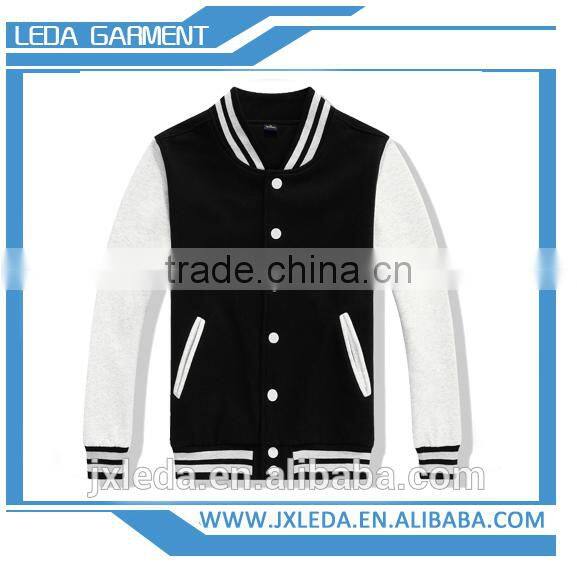 Custom design men sportwear,fashion sport jacket,baseball wear