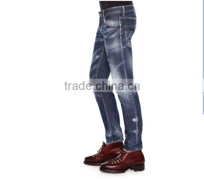 Biker Jeans Fashion Denim trousers(LOTK079)