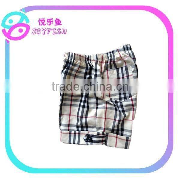 Boy's cotton check Shorts