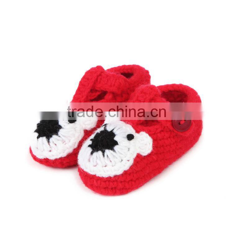Cartoon Little Bear Style Free Crochet Pattern Baby Shoes