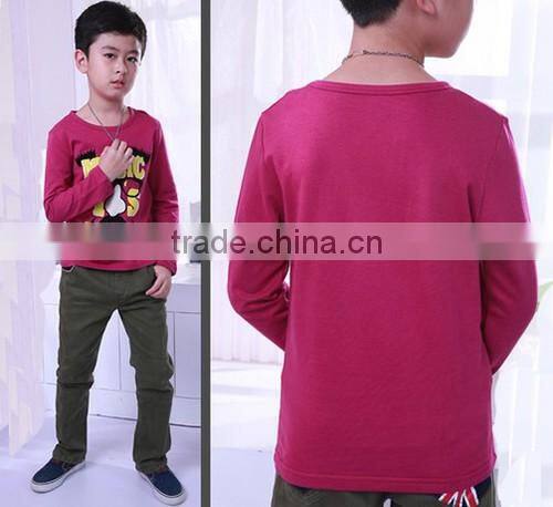 China wholesale Professional alibaba factory 2017 new product long sleeve t-shirt print for kids
