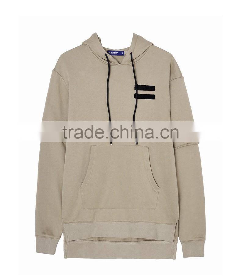 2017 Young People Mens Gym Wear Fitness Plain Khaki Blank Sports Hoodies Hooded Pullover Sweatshirts With hood