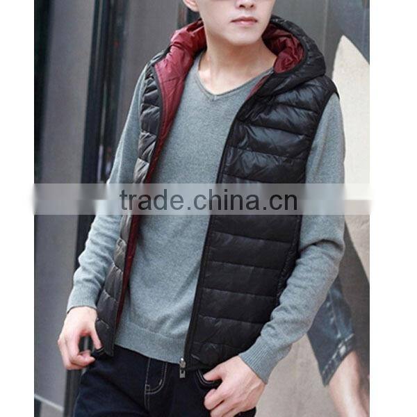 2015 Best Price Man Outdoor Light Slim-fitting Down Vest